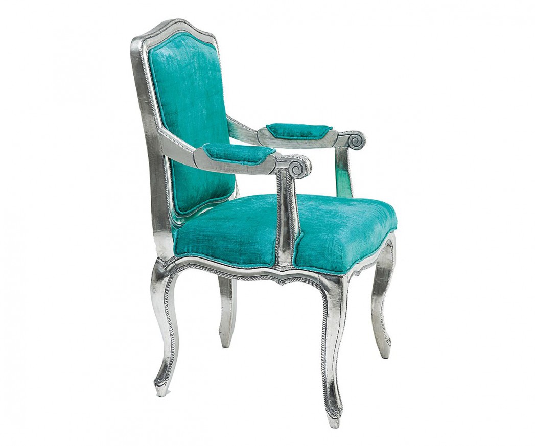 стол с подлакътници Regency Turquoise