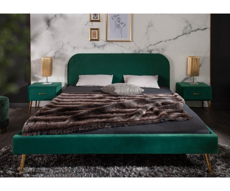 легло Famous 140x200см изумрудено зелено кадифе