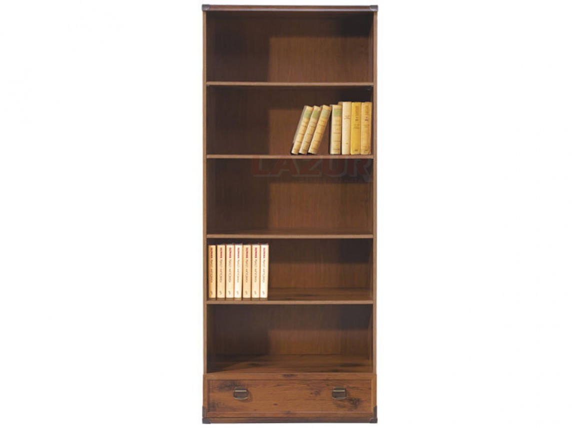 Етажерка библиотека с едно чекмедже Индиана