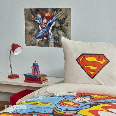 Единичен спален комплект Супермен
