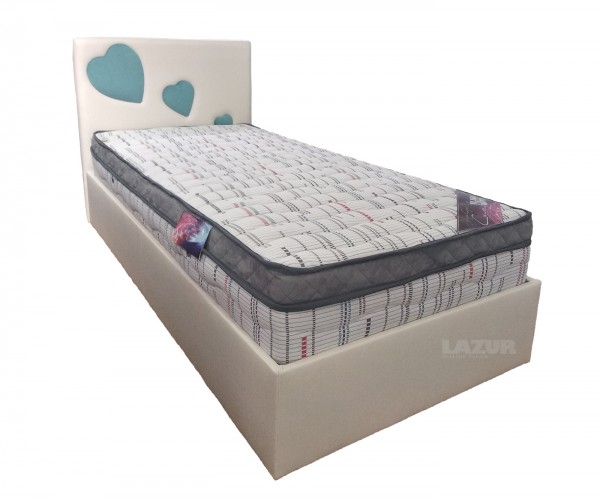 тапицирано легло Детски свят за матрак 90/200 см