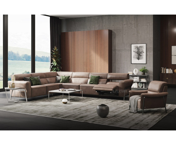 Ъглов диван с релакс механизъм модел C021 Natuzzi Editions