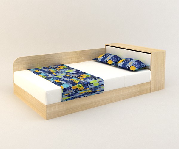 Легло приста с ракла Ренета за матрак 120/190 см