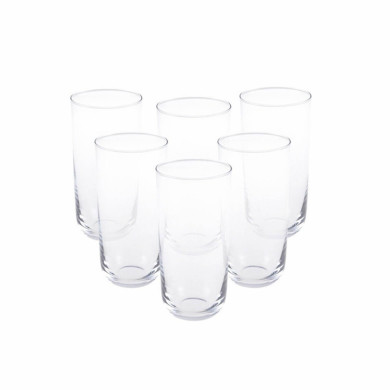 Комплект стъклени чаши 6 бр. 370 мл
