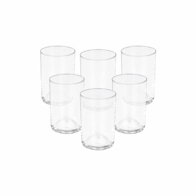 Комплект стъклени чаши 6 бр. 100 мл