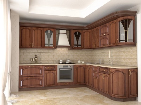 Модулни кухненски шкафове Орех