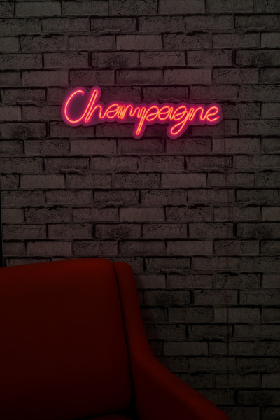 Светеща декорация за стена Champagne