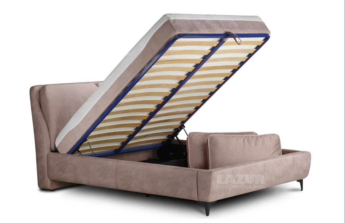 Тапицирано легло Катрин с ракла и матрак 160/200 см
